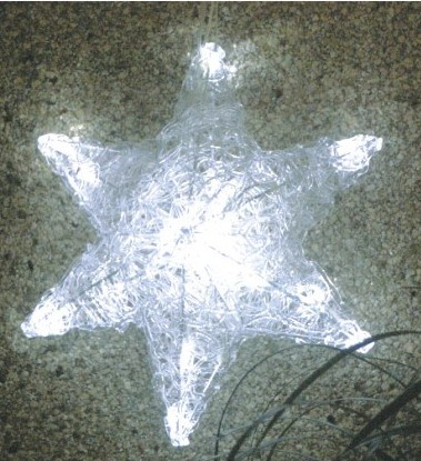 FY-001-I21クリスマスアクリル六芒星の電球ランプ FY-001-I21安いクリスマスアクリル六芒星の電球ランプ アクリルライト