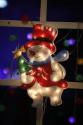 FY-60606クリスマス雪の男ウィンドウ電球ランプ FY-60606安価なクリスマスの雪の男ウィンドウ電球ランプ ウィンドウライト