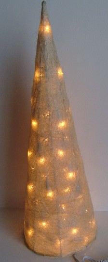 FY-010-B02クリスマスホワイトコーン籐電球ランプ FY-010-B02安いクリスマスホワイトコーン籐電球ランプ