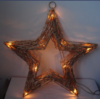 FY-06から009クリスマスの星籐電球ランプ FY-06から009安いクリスマスの星籐電球ランプ