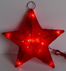 FY-06から016クリスマス赤い星籐電球ランプ FY-06から016安いクリスマスの赤い星籐電球ランプ