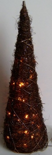 FY-06から022クリスマス黒いコーン籐電球ランプ FY-06から022安いクリスマス黒いコーン籐電球ランプ - ラタンライト中国で行われた