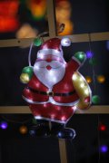FY-60303クリスマスサンタクロースウィンドウ電球ランプ FY-60303安価なクリスマスサンタクロースウィンドウ電球ランプ - ウィンドウライト中国メーカー